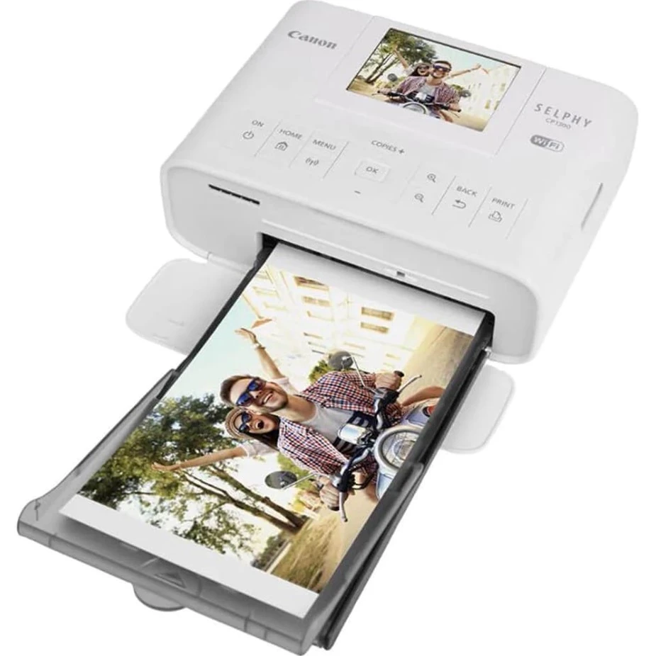 SELPHY CP1300 White Wireless Compact Photo Printer For Photo Booth
